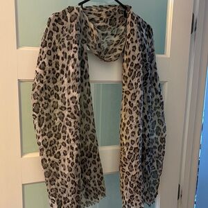 Leopard Print Scarf/Wrap